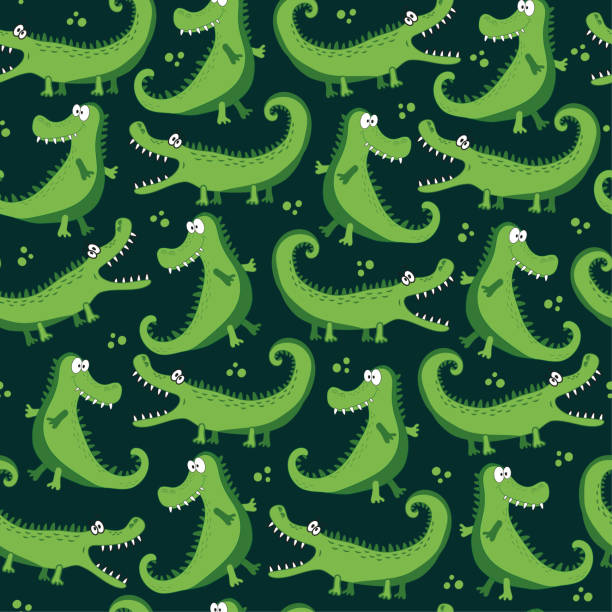 Gator Scale Vector Pattern Gator Wallpaper Pattern Blue Florida Gators Pattern
