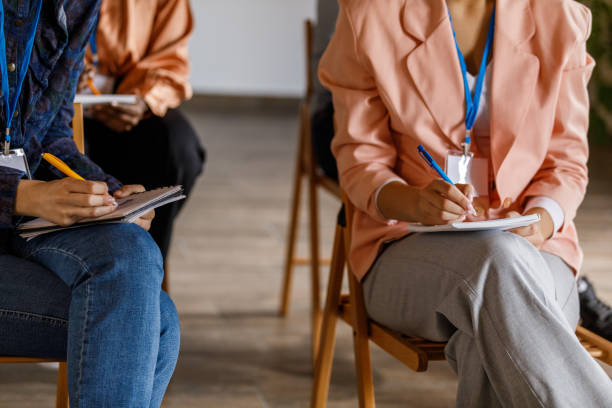 istock Business people taking notes during a presentation or a seminar 1503258946