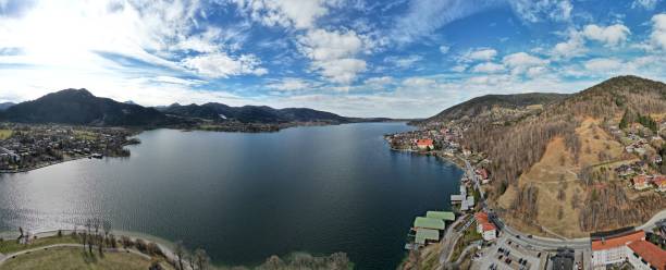istock Panoramic view of the Tegernsee surrounded by the Bavarian Alps. Germany. 1503280312
