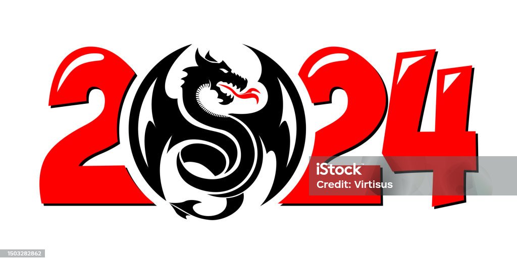 2025 Dragon Year Symbol Stock Illustration Download Image Now 2025