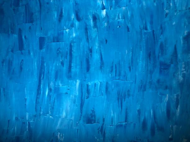istock Blue abstract rough texture Hand drawn background made with artistic brush and paints 1503283238