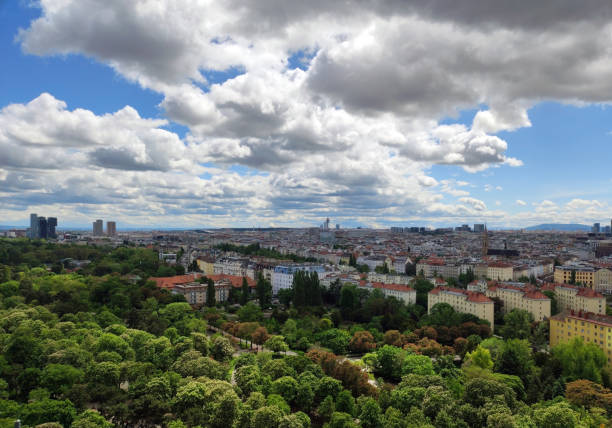 istock panoramic view of Vienna seen from the amusement park 1503285111