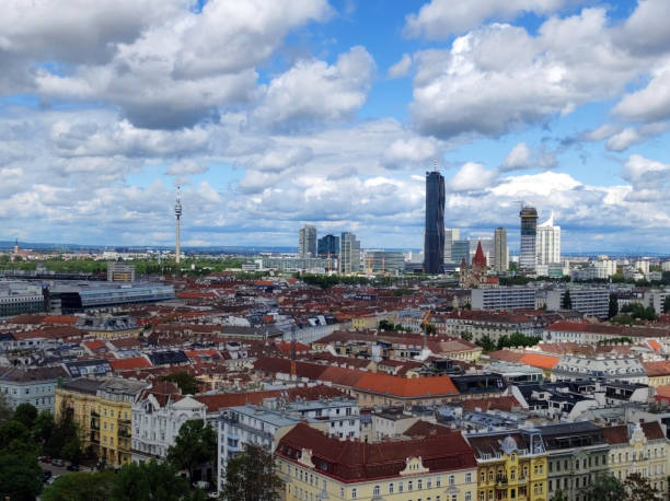 istock panoramic view of Vienna seen from the amusement park 1503285185