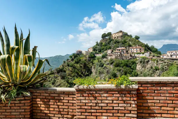 Photo of Village in Sicily Savoca, south Italy