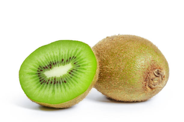 istock kiwi fruits isolated on white background. Creative Photo 1503312857
