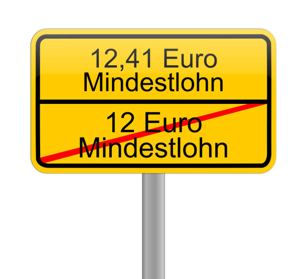 istock 12,41 Euro minimum wage - in german – illustration 1503318228