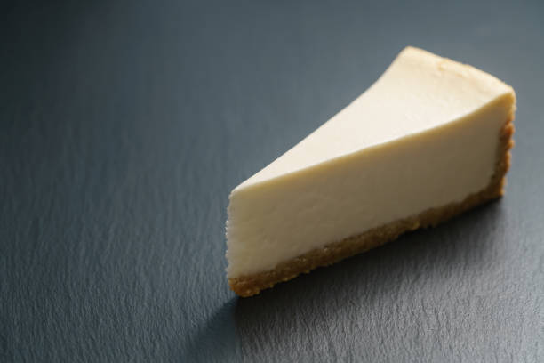 istock slice of new york cheesecake on slate board 1503320146