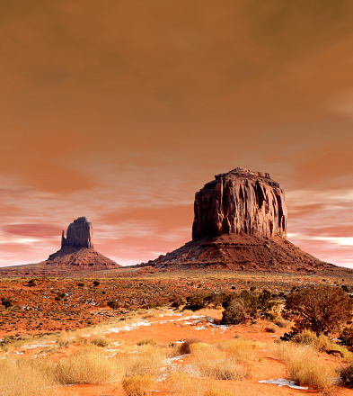 Monument Valley north east Arizona Navajo Nation USA
