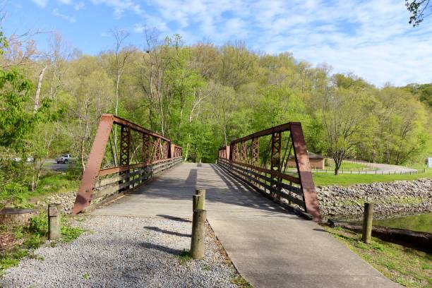 istock Front of the Steel Footbridge 1503341833