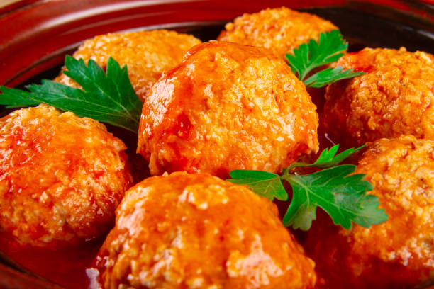 istock Meatballs in clay pot 1503345315