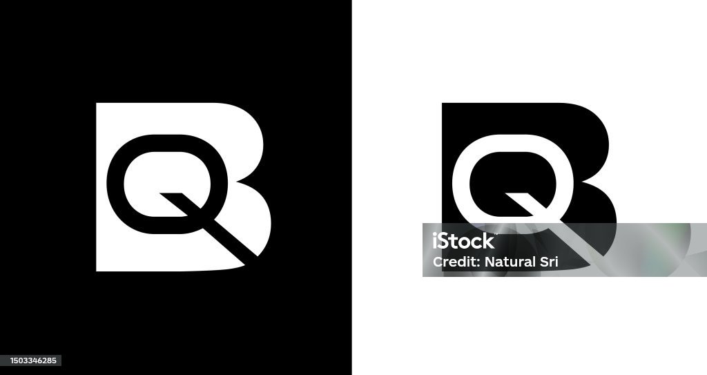 B&q Rtbr Bq Qb Letter Design Vector Illustration Stock Illustration - Download ...