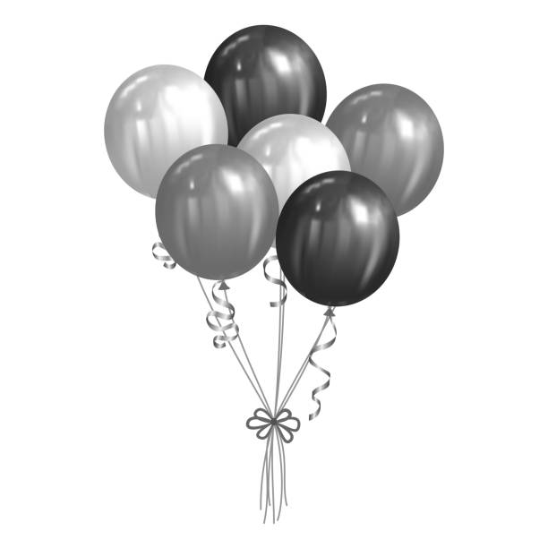 istock shiny silver and black helium balloons festive realistic vector for anniversary birthday party design 1503348878