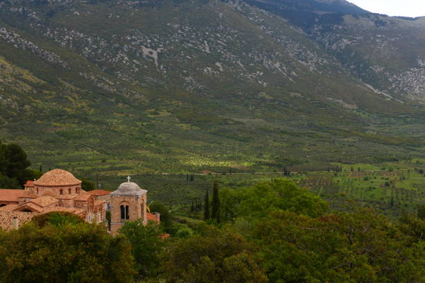 Monastery of Ossios Loukas, surroundings of Delphi, Greece