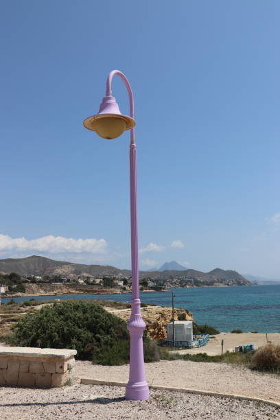 pink lantern stock photo