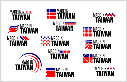 Made in Taiwan graphic and label. Some elements of impact for the use you want to make of it.