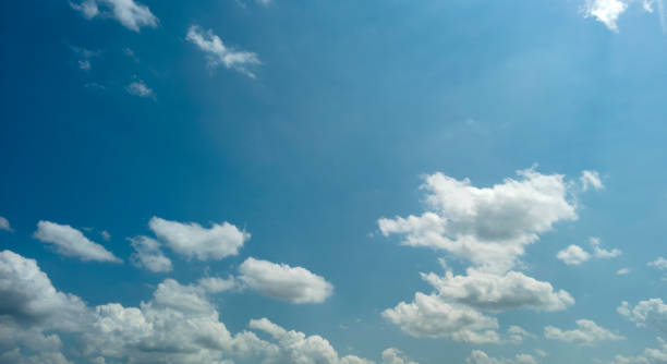 istock View of Blue Skies With Partly Clouded White Clouds 1503359184