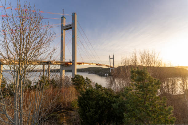 The Tjörn Bridge or Tjörnbron is a cable-stayed bridge connecting Stenungsund in mainland Sweden to the island of Tjörn