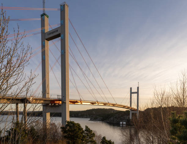The Tjörn Bridge or Tjörnbron is a cable-stayed bridge connecting Stenungsund in mainland Sweden to the island of Tjörn