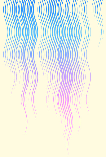 Colored Background with vertical wavy lines