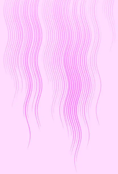 Vector illustration of Colored Background with vertical wavy lines