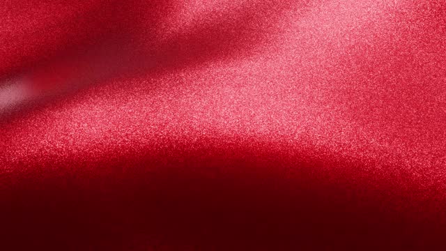 Red Glitter Waving Fabric Background : Beautiful Flickering Swirls with a Touch of Sparkle - Captivating Video Background 3d rendering