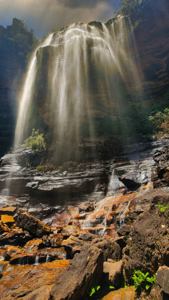 istock Misty days over Wentworth Falls Australia 1503370681