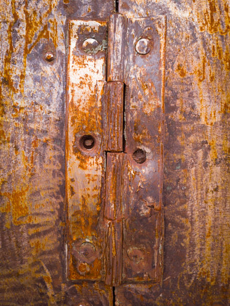 istock Vintage door hinges, rust, mobile photo, 1503372369