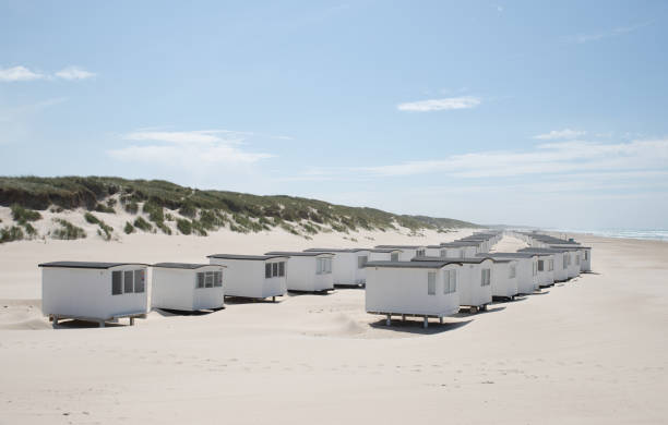 istock The beautiful Danish coast cabins 1503374198
