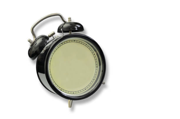 Blank alaram clock stock photo