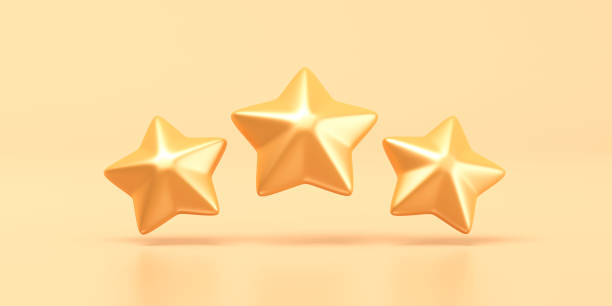 istock Three gold rating star symbols 1503387246