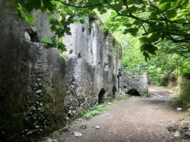 istock Ruins of old ironwork mills. 1503394826