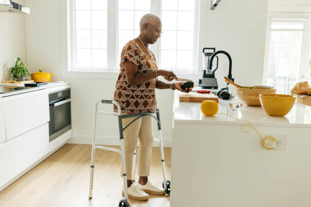 istock Senior women preparing her lunch 1503398462