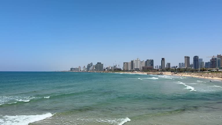 Tel Aviv coastline, Israel