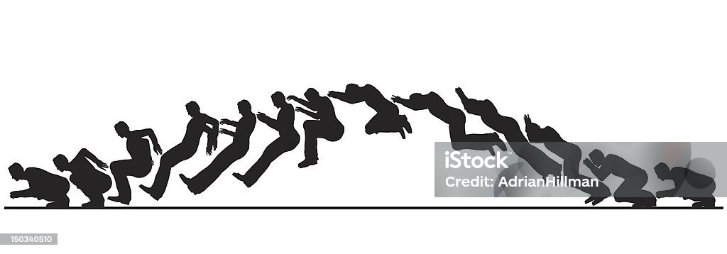 Animated Jumping Man Stock Illustration - Download Image Now - Adult,  Computer Graphic, Design Element - iStock