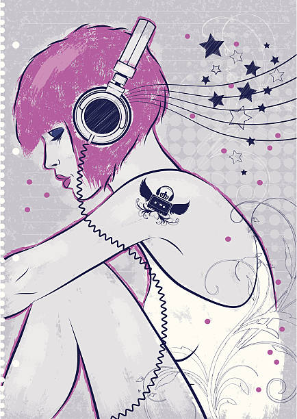 7,100+ Grunge Girl Illustrations - iStock