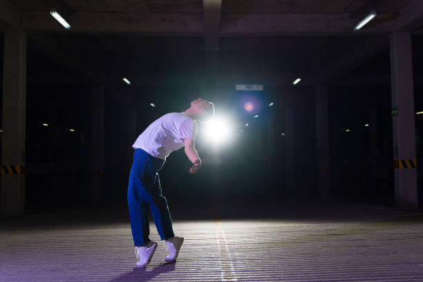 istock Talented street female dancer doing a contemporary dance 1503413257