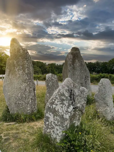 Carnac neolithic standing stones