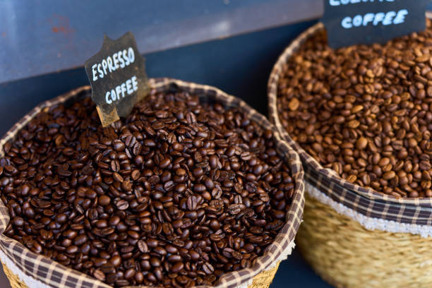 istock coffee beans in bags on the market 1503448202