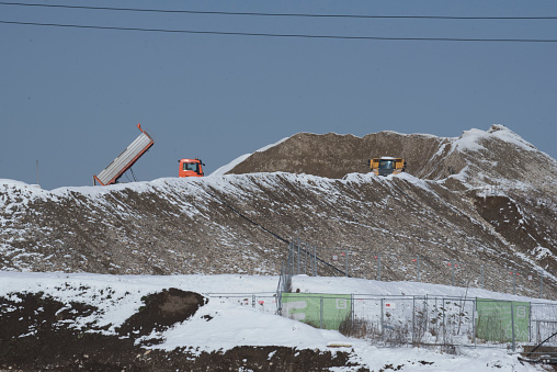 a ballast plant or gravel plant for stone breaking works