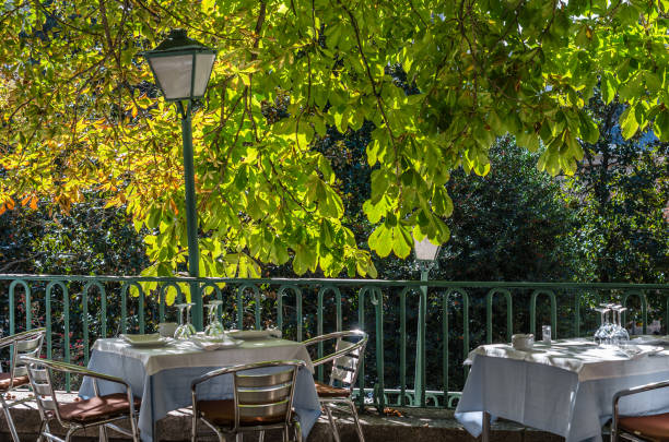 istock Tables on the terrace of a restaurant 1503483156