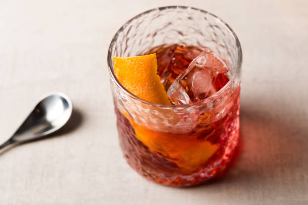 istock Negroni Cocktail refreshment bitter, gin and sweet vermouth 1503488424