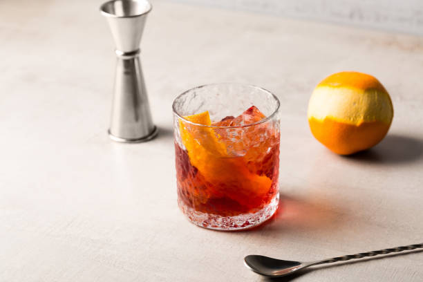 istock Negroni Cocktail refreshment bitter, gin and sweet vermouth 1503488446