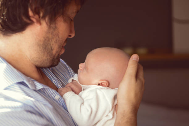istock Young father and newborn baby boy 1503492411