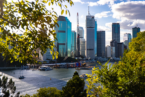 There are many viewpoints of Brisbane's famous skyscrapers, such as the well-known Kangaroo Point