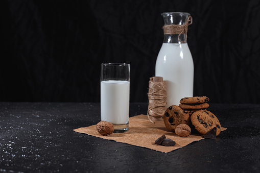 Cookies, Milk Bottle and Chocolate Box