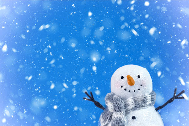 istock Happy snowman Christmas card 1503536455