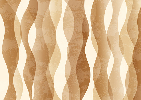Cafe brown wave pattern