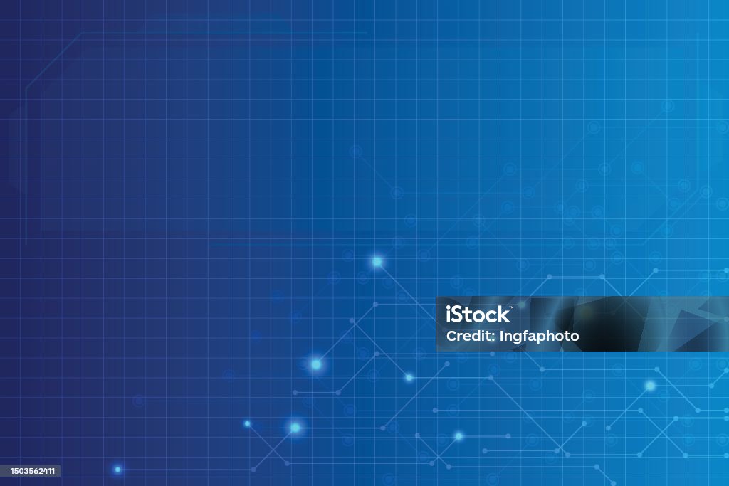 Network Testing Blue Background Blue Network Stock Illustration - Download Image Now - Technology ...