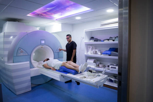 istock Man undergoing a MRI scan in a hospital 1503623153