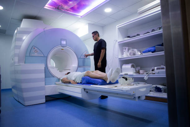 istock Man undergoing a MRI scan in a hospital 1503623155